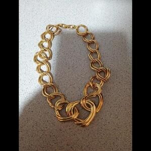 Vintage Napier Gold-Toned Collar Necklace